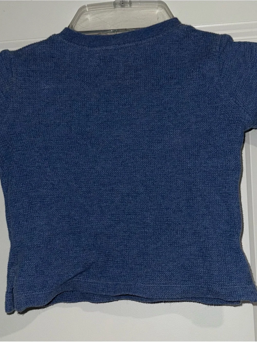 Baby 9m Ralph Lauren thermal shirt boys or unisex 1/4 button up navy blue